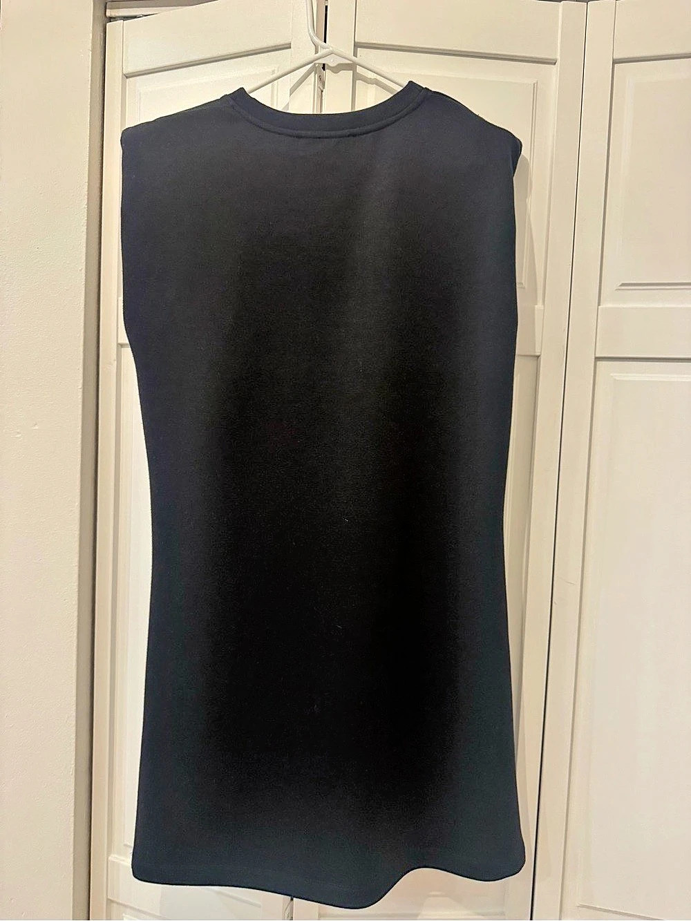Rachel Zoe Black Muscle Tee Sleeve Dress Size Small Like New